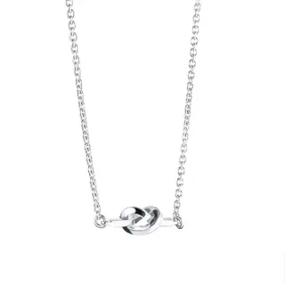 Produktfoto för Love Knot Halsband Silver 42-45 cm