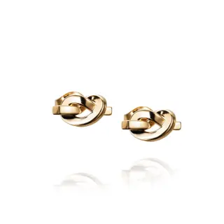 Produktfoto för Love Knot Örhänge Guld