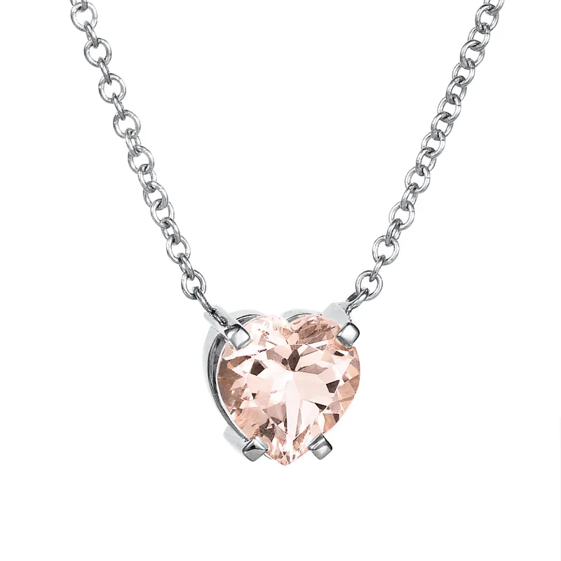 Alternativ bild 0 för Lovely Heart Necklace Vitguld