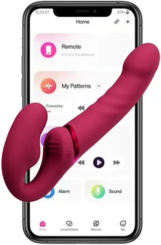 Produktfoto för Lovense Lapis Vibrating Strapless Strap-On