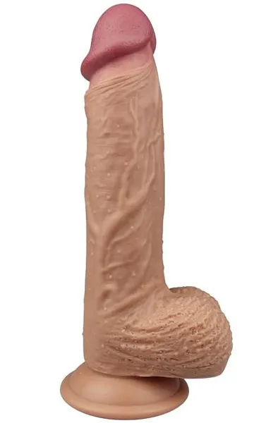 Bild 1 för Lovetoy Dual-Layered Silicone Dildo 21,5 cm Dildo