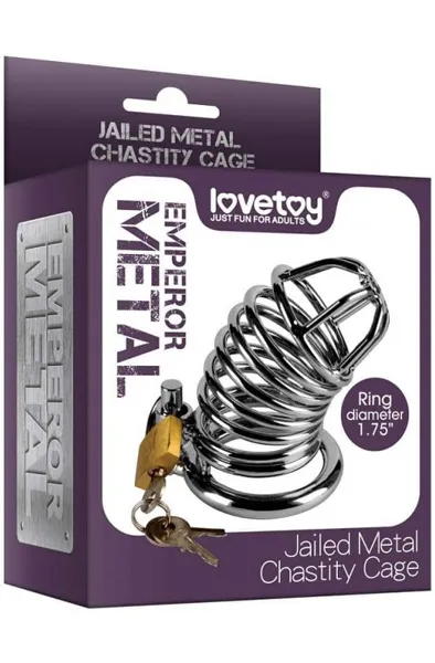 Bild 2 för LoveToy: Jailed Metal Chastity Cage