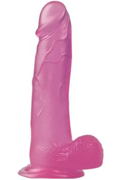 Bild 1 för Lovetoy Jelly Studs Dildo Pink 20 cm Dildo