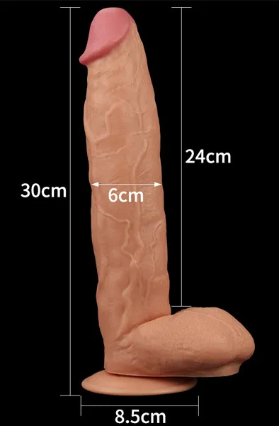 Bild 2 för LoveToy: Legendary King-Sized Realistic Dildo, 30 cm