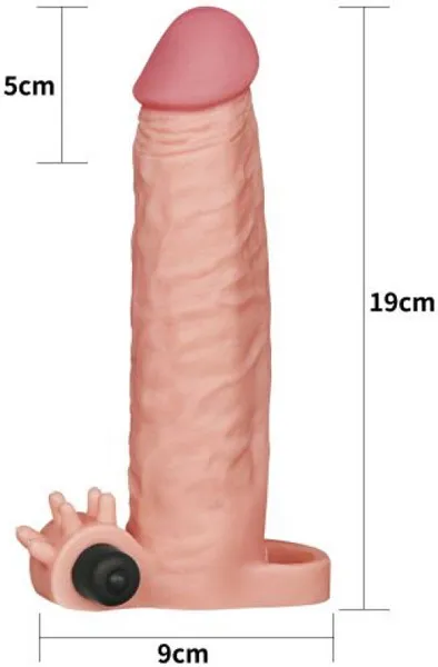 Bild 2 för Lovetoy Pleasure Vibrating Sleeve Penisförlängare/Sleeve med vibrator