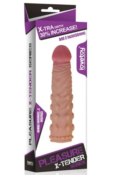 Bild 2 för LoveToy: Pleasure X-Tender Penis Sleeve