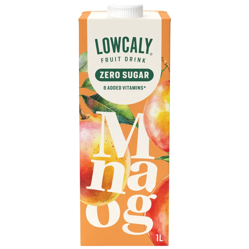 Bild 2 för Lowcaly 2 x Fruktdryck Mango Sockerfri