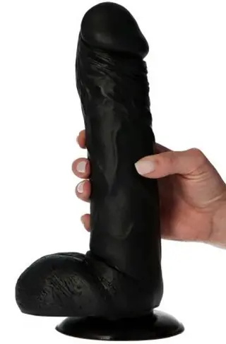 Produktfoto för Lucio Dildo Black 28 cm