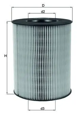 Produktfoto för Luftfilter Mahle