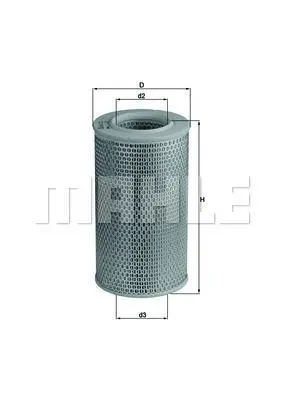 Produktfoto för Luftfilter Mahle