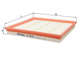 Produktfoto för Luftfilter Mahle
