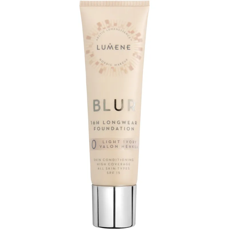 Bild 1 för Lumene Blur 16h Longwear Foundation 0 Light Ivory SPF15 30ml