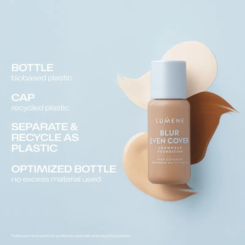 Bild 6 för Lumene Blur Even Cover Foundation 4,5 30ml