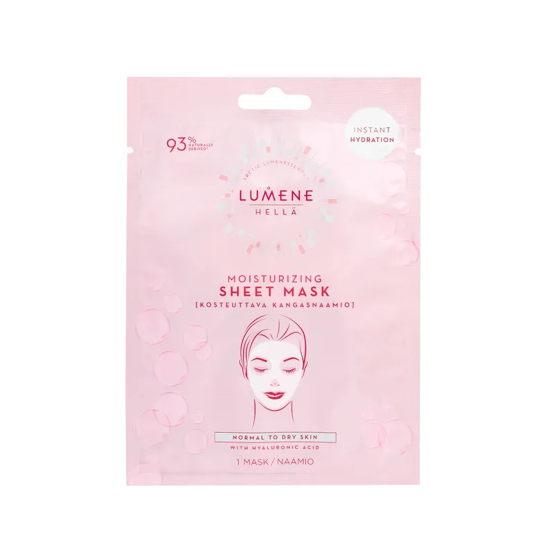 Bild 2 för Lumene HELLÄ Moisturizing Sheet Mask 1 st