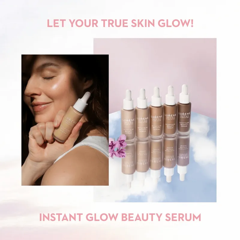 Bild 3 för Lumene Invisible Illumination Instant Glow Beauty Serum 30 ml