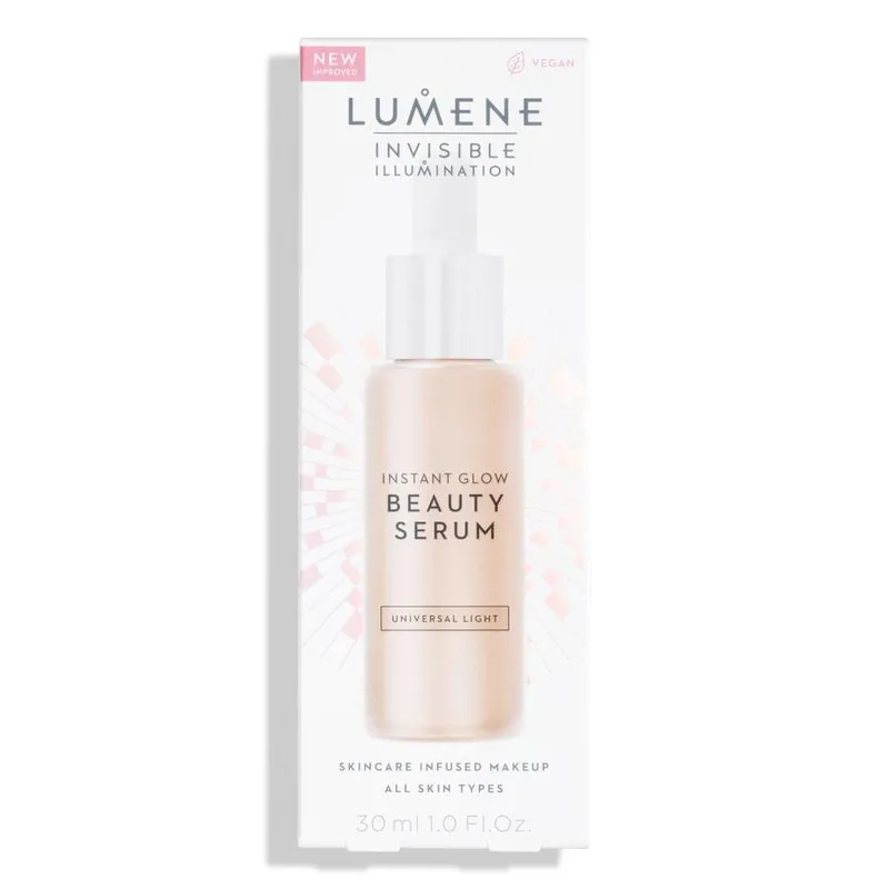 Bild 9 för Lumene Invisible Illumination Instant Glow Beauty Serum Universal Light 30 ml
