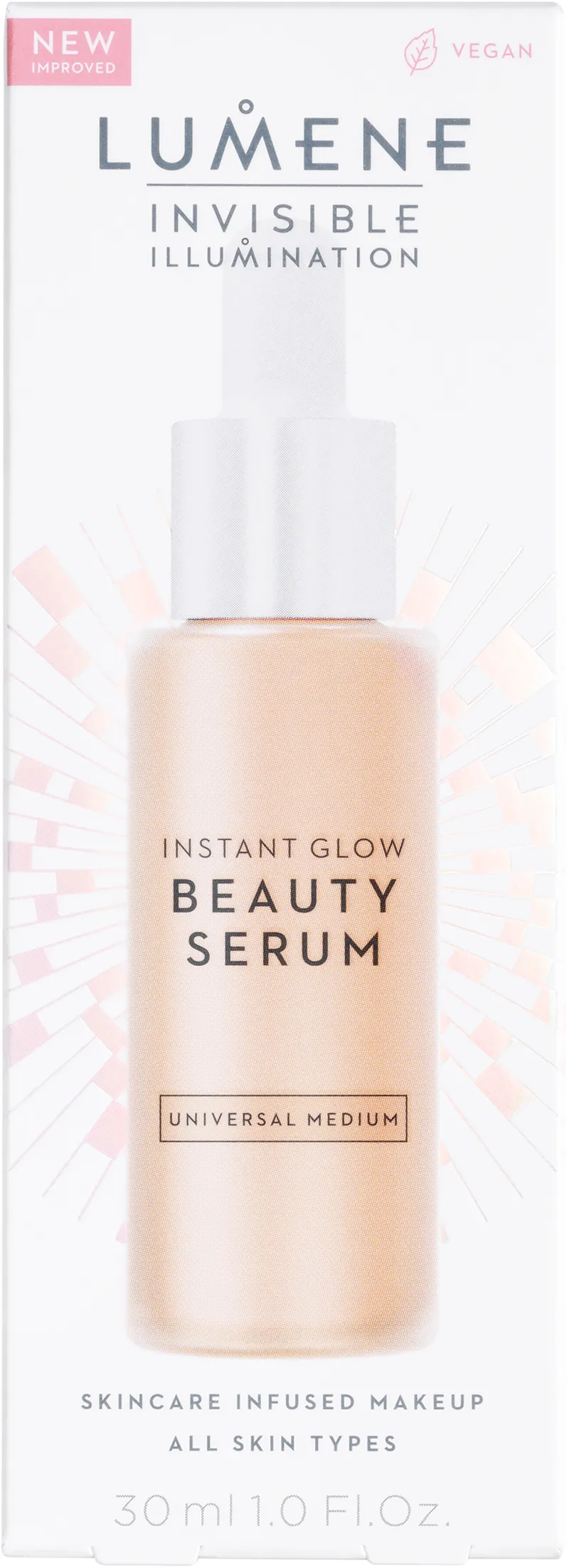 Alternativ bild 0 för Lumene Invisible Illumination Instant Glow Beauty Serum Universal Medium 30 ml