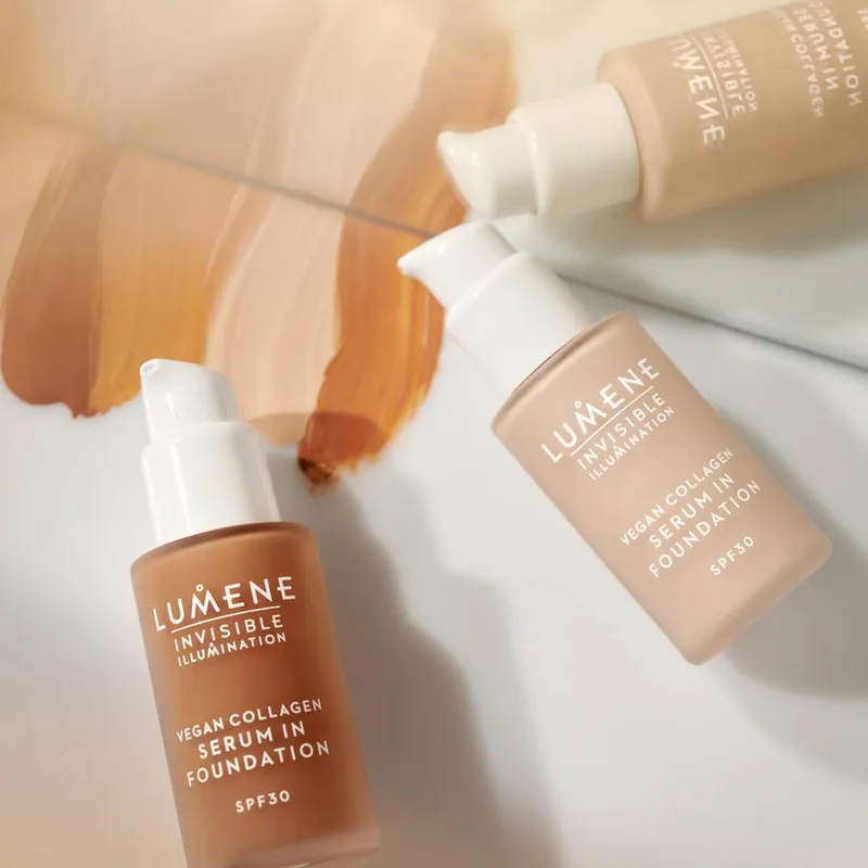 Bild 7 för Lumene Invisible Illumination Vegan Collagen Serum in Foundation SPF30 6 30 ml