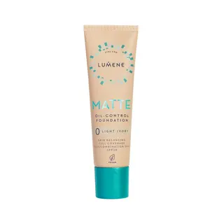 Produktfoto för Lumene Matte Oil-Control Foundation SPF20 0 Light Ivory 30 ml