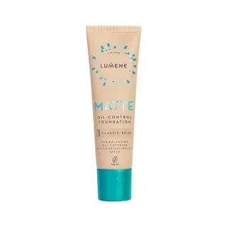 Produktfoto för Lumene Matte Oil-Control Foundation SPF20 1 Classic Beige 30 ml