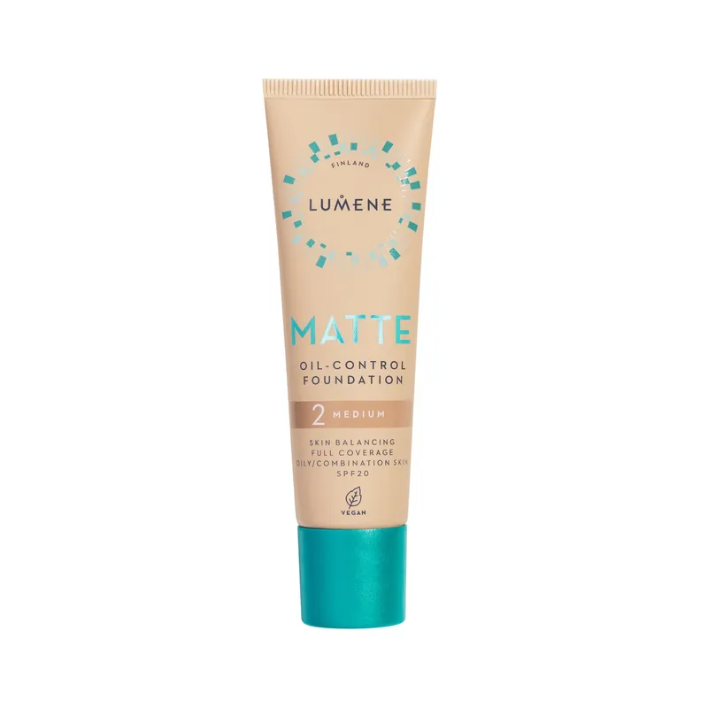 Bild 2 för Lumene Matte Oil-Control Foundation SPF20 2 Medium 30 ml