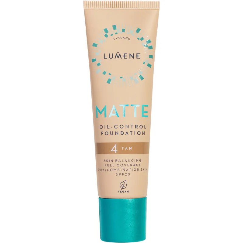 Bild 1 för Lumene Matte Oil-Control Foundation SPF20 4 Tan 30 ml