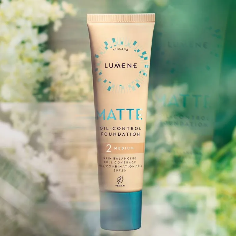 Bild 5 för Lumene Matte Oil-Control Foundation SPF20 6 Bronze 30 ml