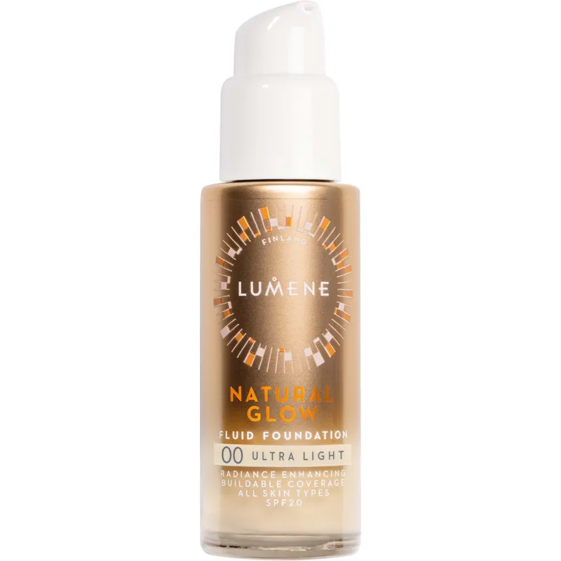 Bild 1 för Lumene Natural Glow Fluid Foundation SPF20 00 Ultra Light 30 ml