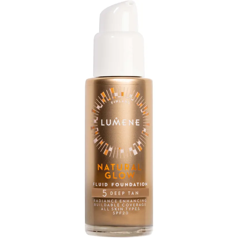 Bild 1 för Lumene Natural Glow Fluid Foundation SPF20 5 Deep Tan 30 ml