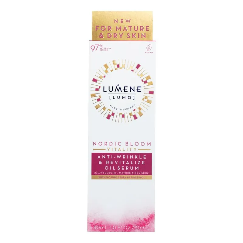Bild 11 för Lumene Nordic Bloom Vitality Anti-Wrinkle & Revitalize Oil Serum 30 ml
