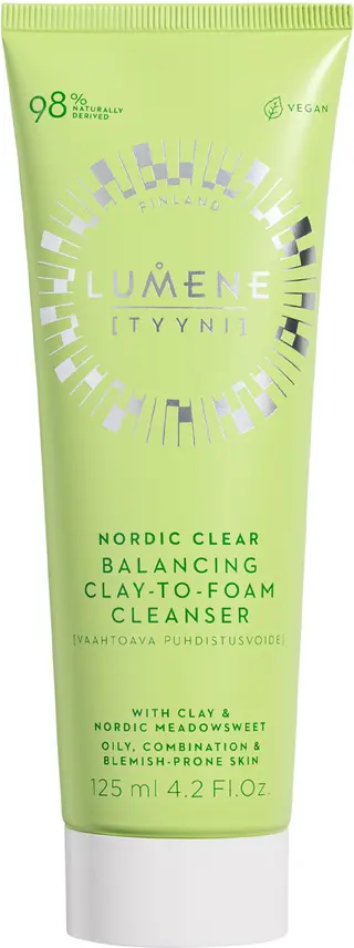 Produktfoto för Lumene Nordic Clear Balancing Clay-to-Foam Cleanser 125 ml