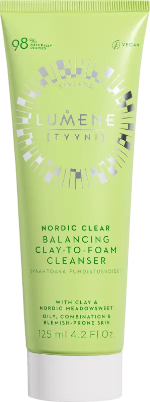 Produktfoto för Lumene Nordic Clear Balancing Clay-to-Foam Cleanser 125 ml