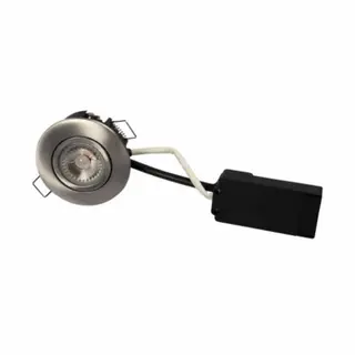 Produktfoto för Luna LP 230V Dæmpbar Flimmerfri 6.2W 3000K Ra95 IP65 SS316 Børstet Stål Rund.