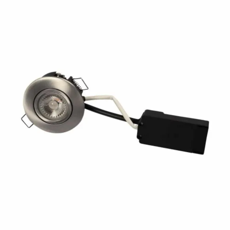 Bild 1 för Luna LP 230V Dæmpbar Flimmerfri 6.2W 3000K Ra95 IP65 SS316 Børstet Stål Rund.