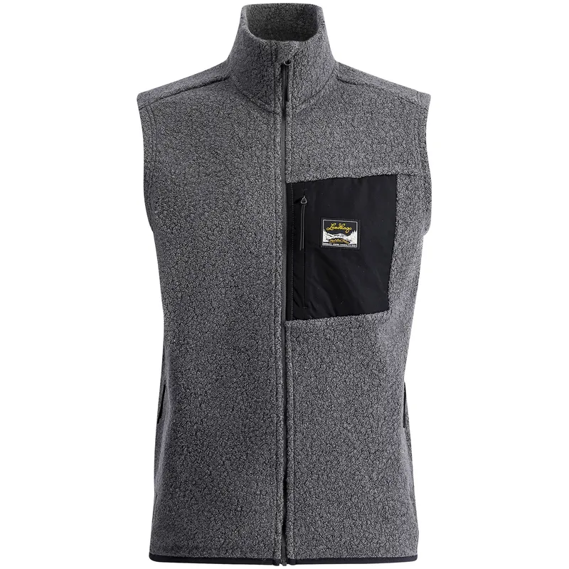 Bild 2 för Lundhags Flok Wool Ms Pile Vest Forest Green