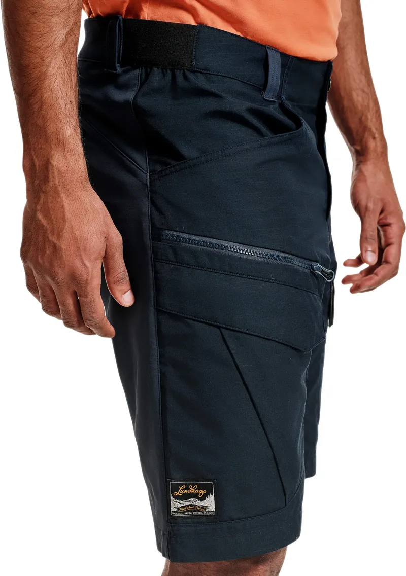 Bild 2 för Lundhags Fulu Cargo Stretch Hybrid Shorts M Deep Blue - 56