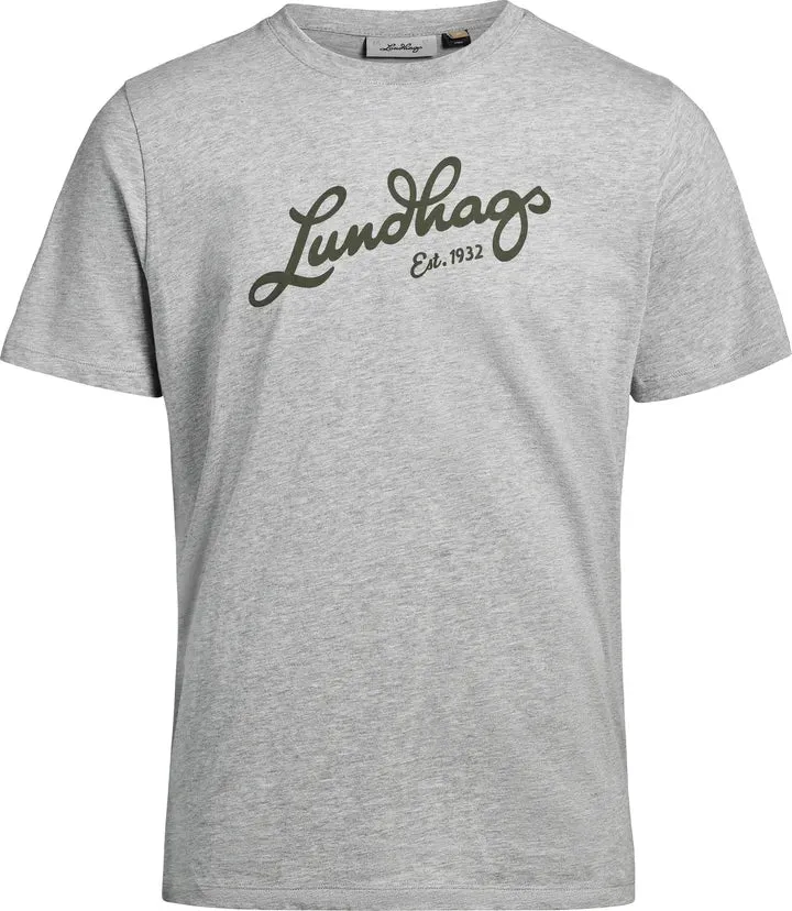 Bild 2 för Lundhags Järpen Logo T-shirt M Dk Sky Blue - L