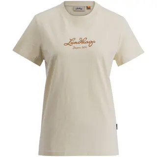Produktfoto för Lundhags Järpen Logo T-shirt W Chalk White