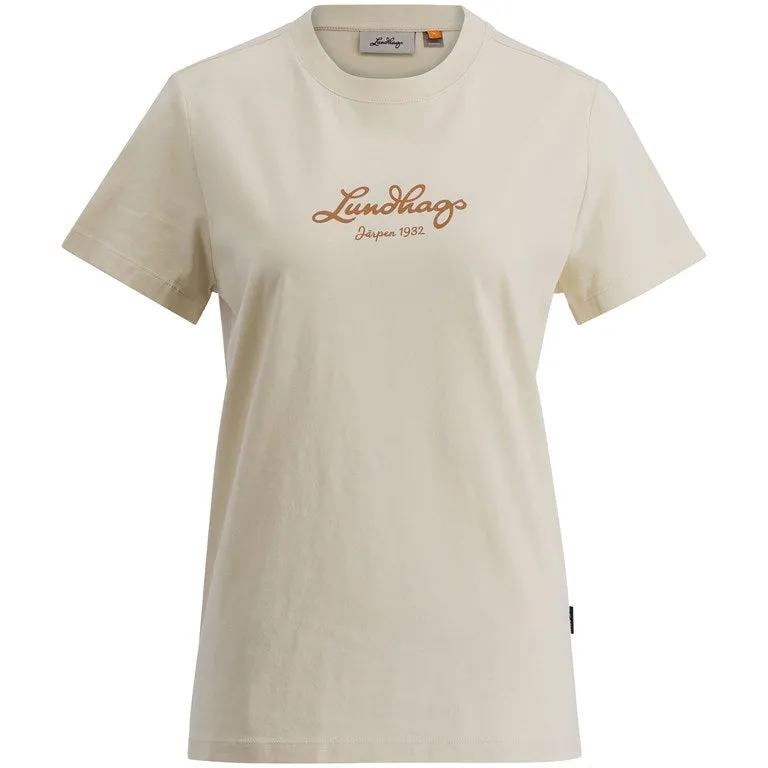 Bild 2 för Lundhags Järpen Logo T-shirt W Stone Pink - XL