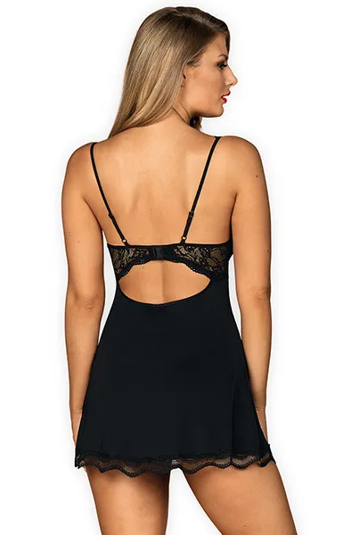 Bild 2 för LUVAE - SVART BABYDOLL OCH STRINGTROSA
