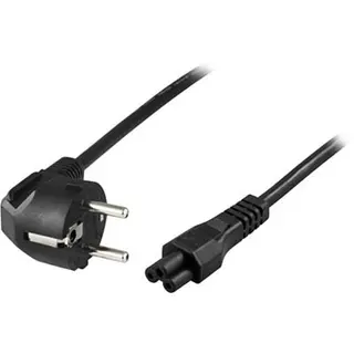 Produktfoto för Luxorparts Apparatkabel C5 Svart 0,5 m