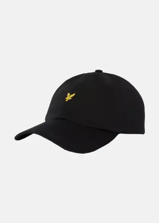 Produktfoto för Lyle & Scott - Svart unconstructed Keps - Baseball Cap Jet Black Dad Cap @ Hatstore