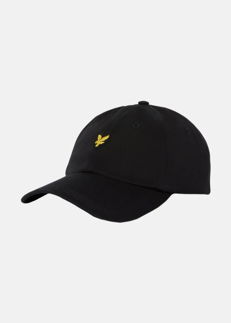 Bild 1 för Lyle & Scott - Svart unconstructed Keps - Baseball Cap Jet Black Dad Cap @ Hatstore