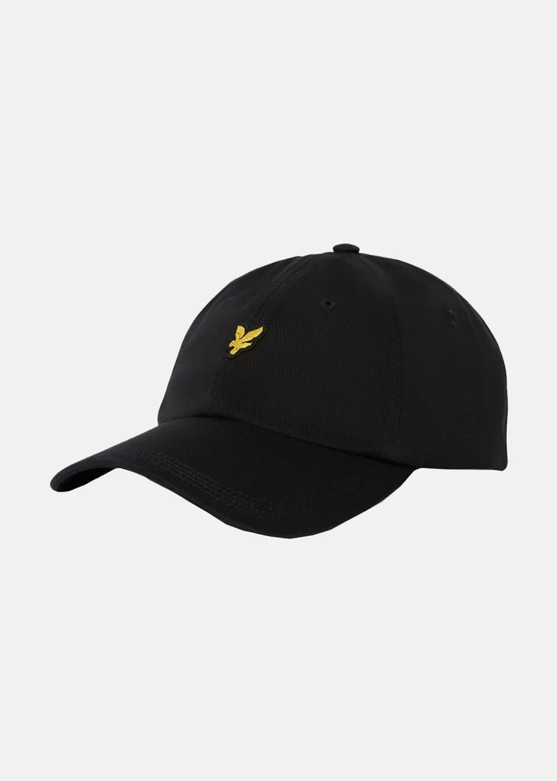 Bild 2 för Lyle & Scott - Svart unconstructed Keps - Baseball Cap Jet Black Dad Cap @ Hatstore