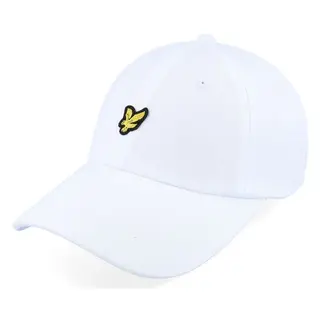 Produktfoto för Lyle & Scott - Vit unconstructed Keps - Baseball White Dad Cap @ Hatstore