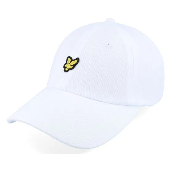 Bild 1 för Lyle & Scott - Vit unconstructed Keps - Baseball White Dad Cap @ Hatstore