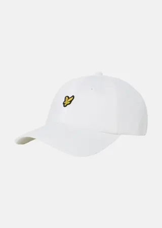 Produktfoto för Lyle & Scott - Vit unconstructed Keps - Baseball White Dad Cap @ Hatstore