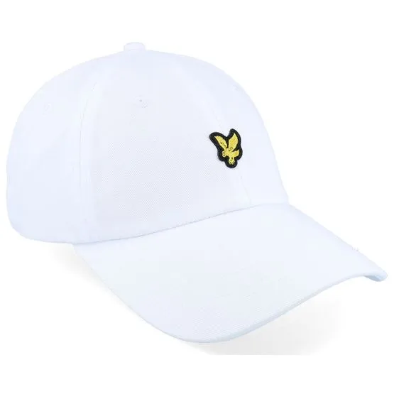 Bild 2 för Lyle & Scott - Vit unconstructed Keps - Baseball White Dad Cap @ Hatstore