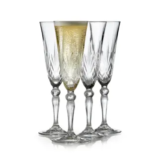 Produktfoto för Lyngby Glas Glas Champagne Melodia 16 cl 4 st