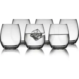 Produktfoto för Lyngby Glas - Juvel Vattenglas 39 cl 6-pack Klar